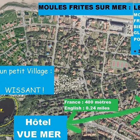 Le Vivier - Centre Village - Cote D'opale - Baie De - 2caps Hotel Wissant